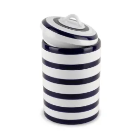 Blue Stripe Cannister Small