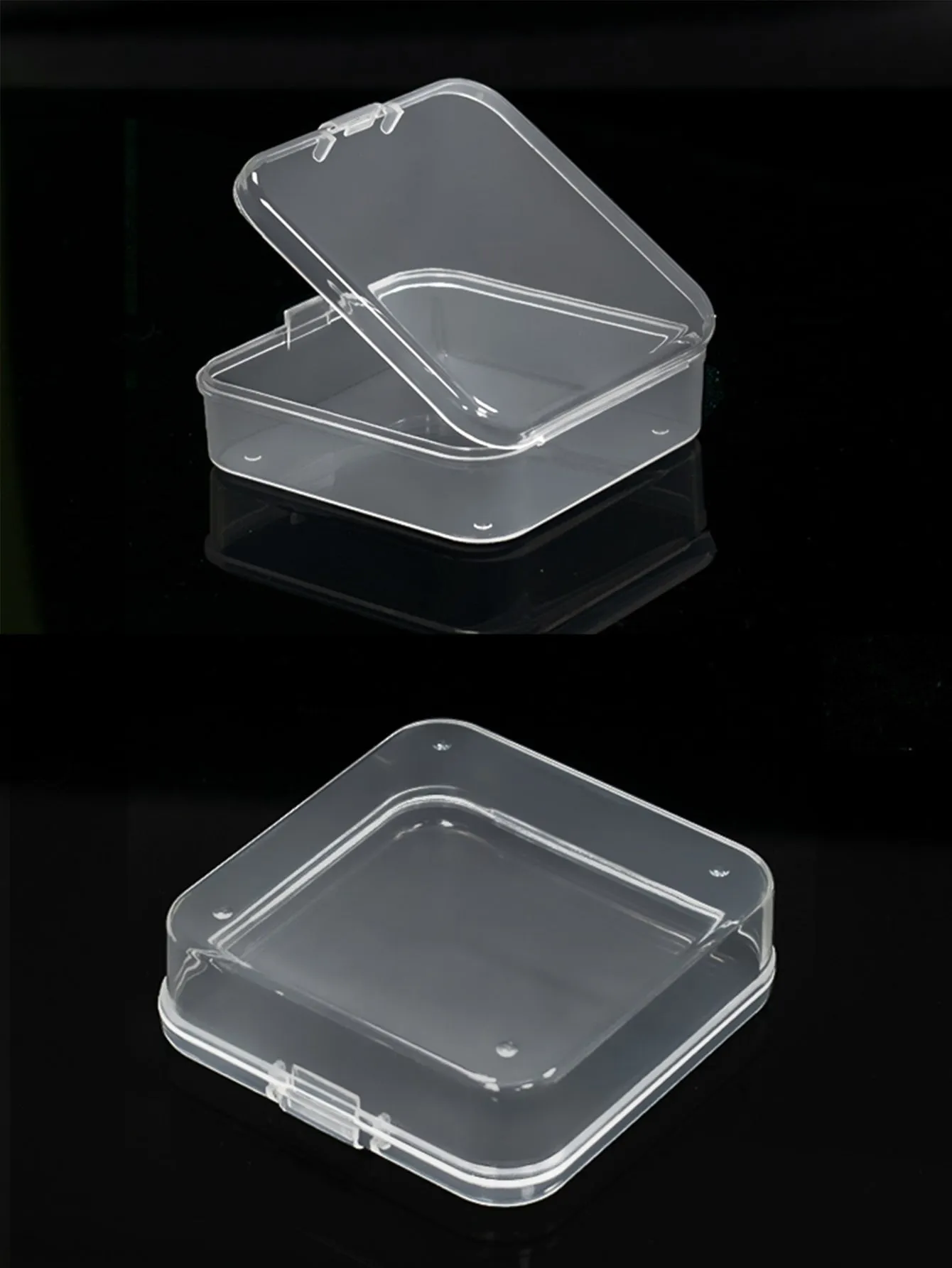 10pcs Clear Jewelry Box