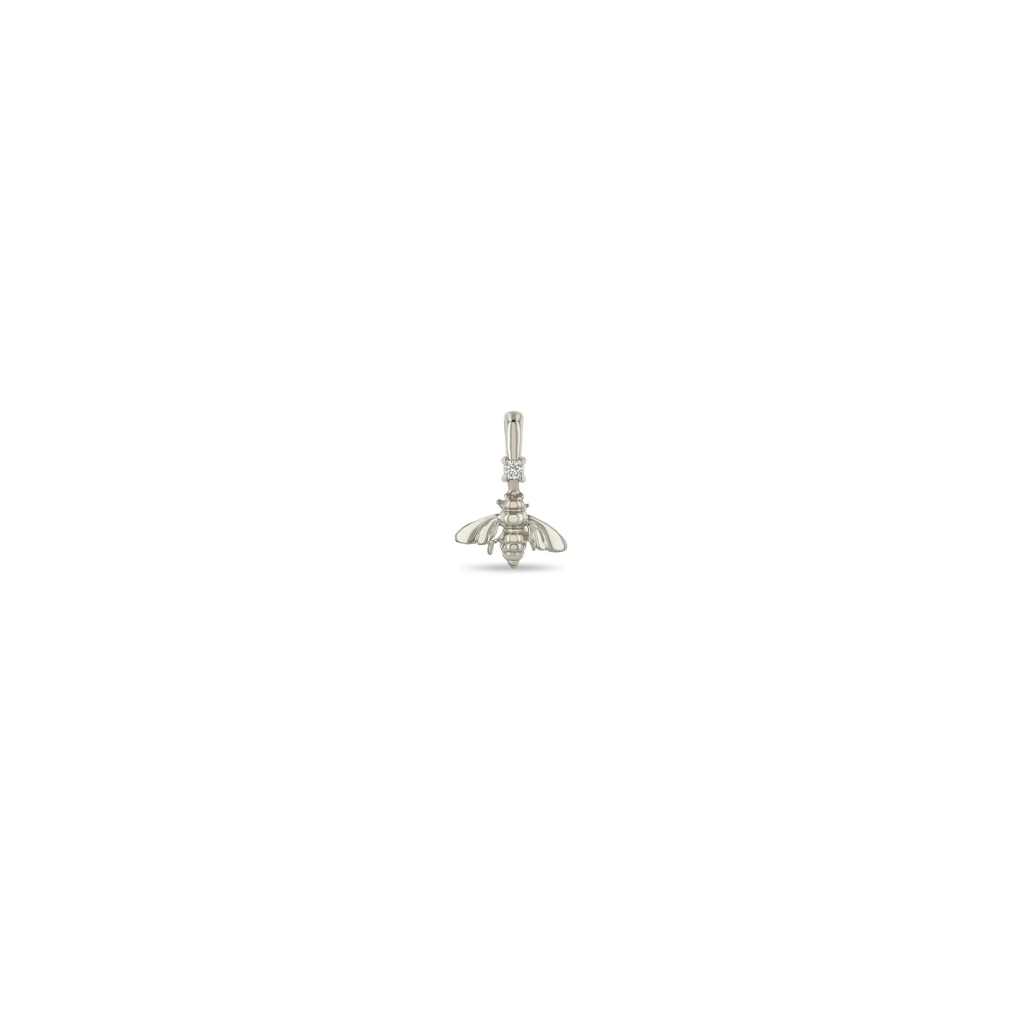 14k Single Bumble Bee Charm