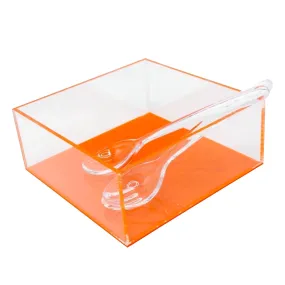 Acrylic Square Salad Bowl