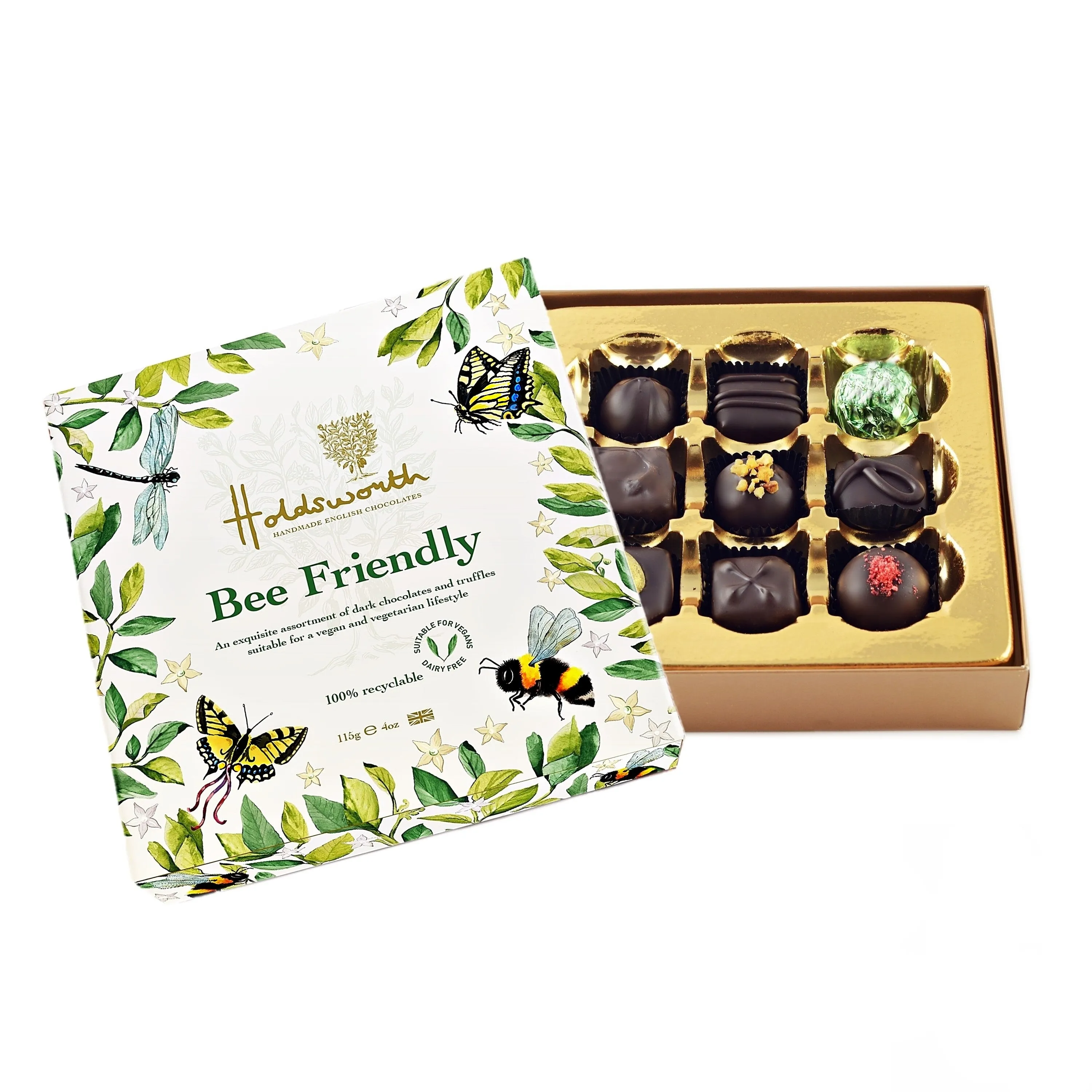 Bee Friendly chocolate box (vegan)