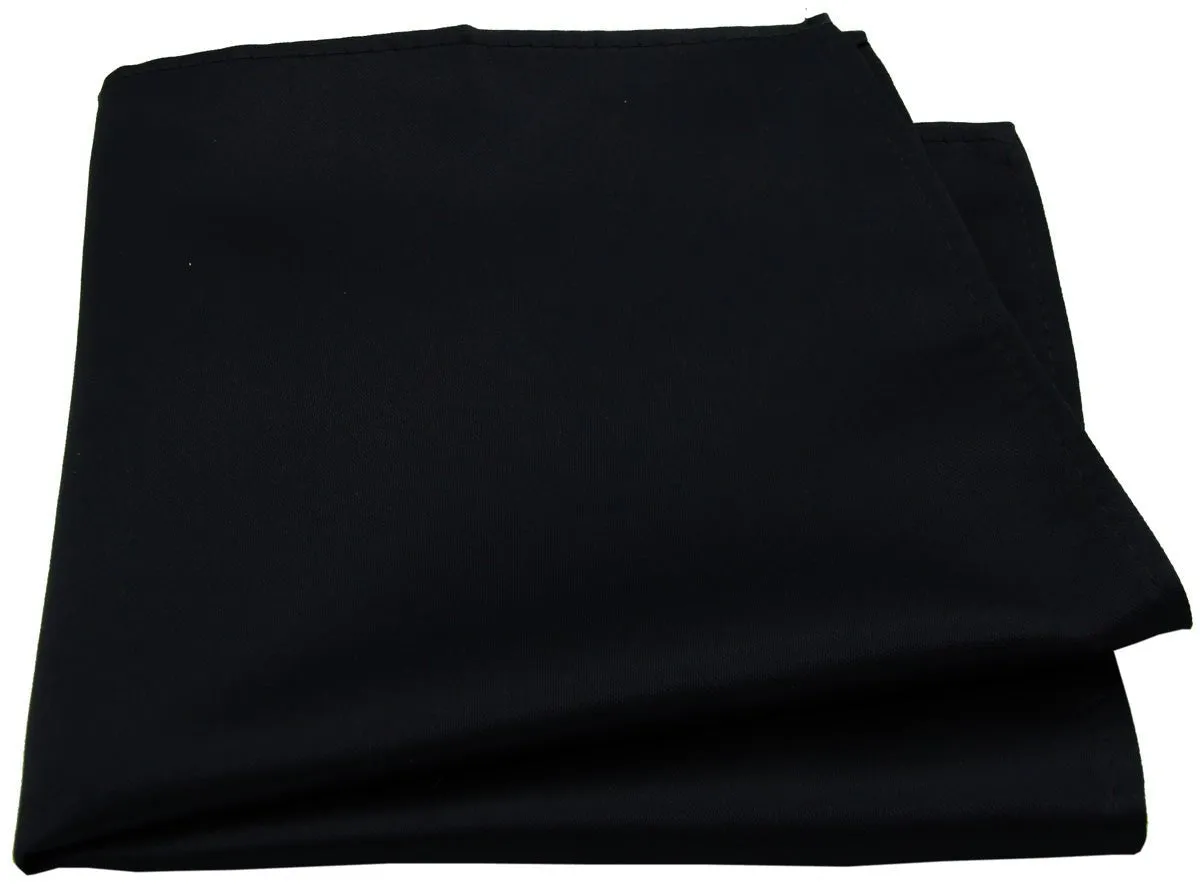 Black Pocket Square