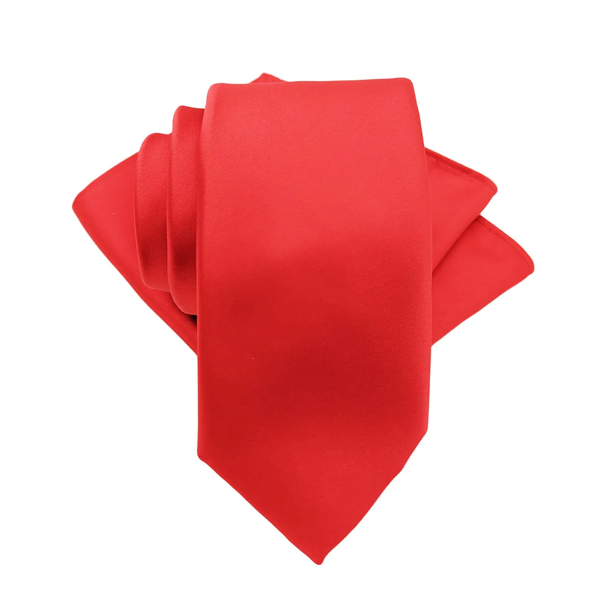 Bright Red Pocket Square