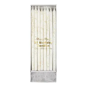 Candles - Gold Glitter