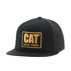 Caterpillar Diesel Power Flat Bill Cap Black