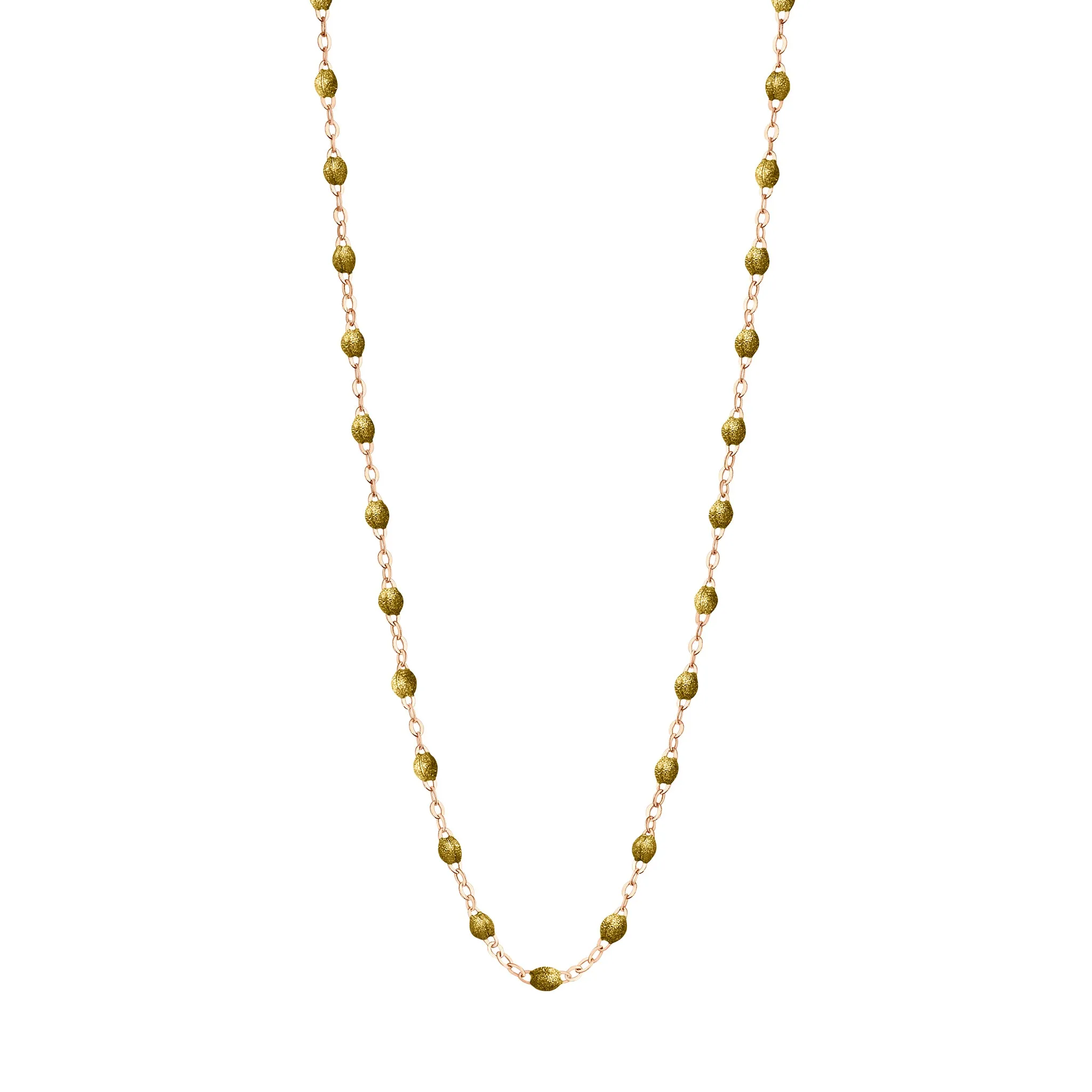 Classic Gigi Gold necklace, Rose Gold, 17.7"