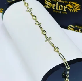 Cross bracelet