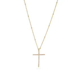 CZ Cross Necklace