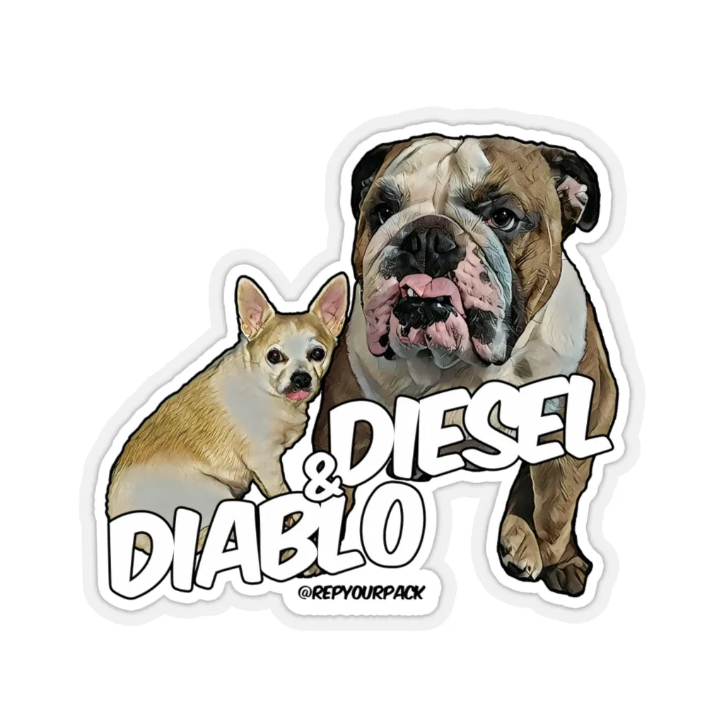 Diesel & Diablo Stickers