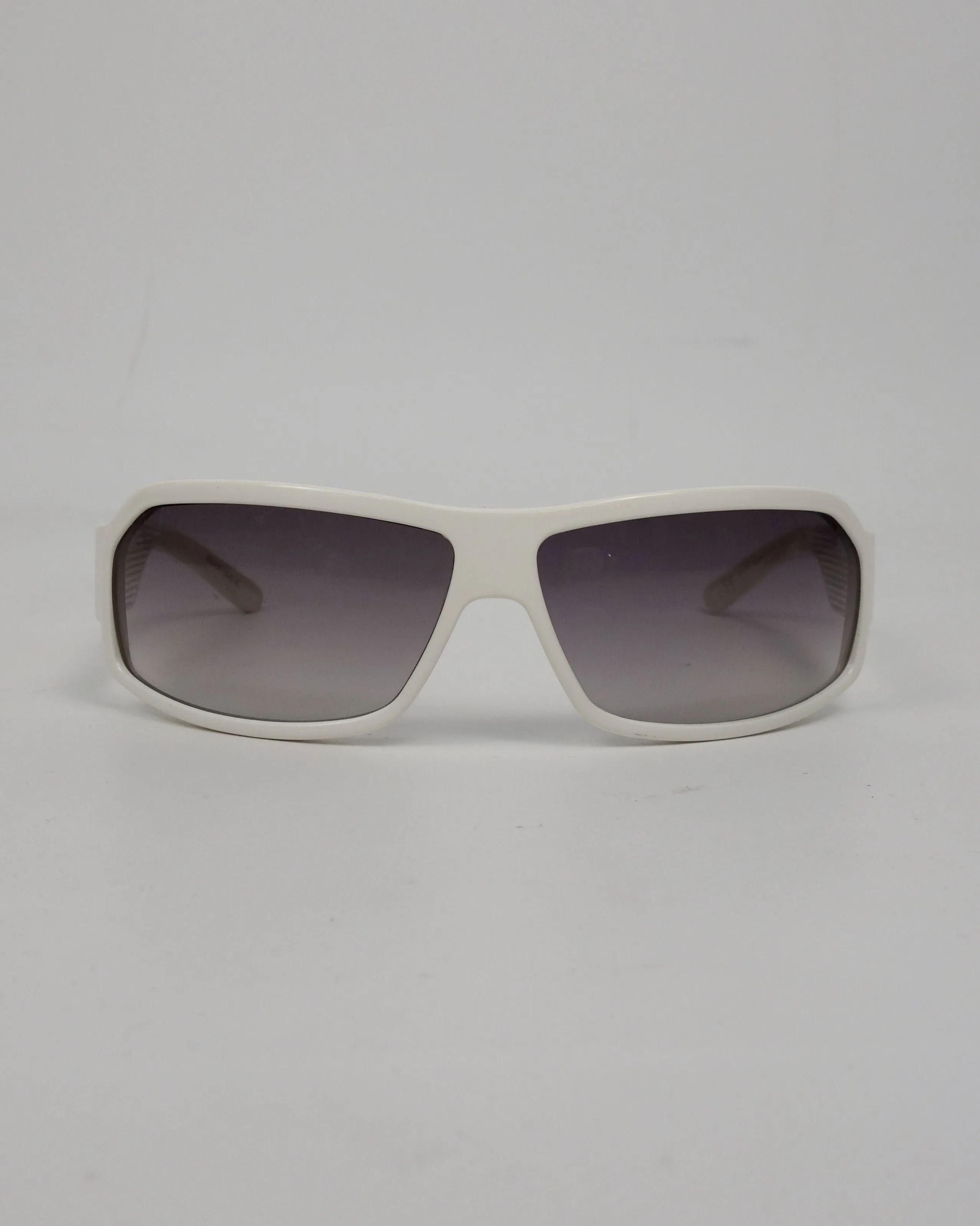 Diesel White Transparent Sunglasses 2000's