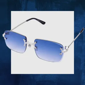 Fashion Square Rimless Sunglasses