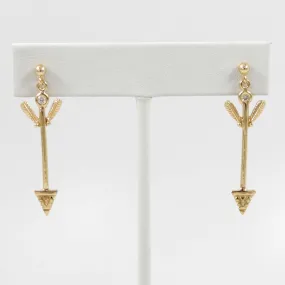 Gold Arrow Earrings