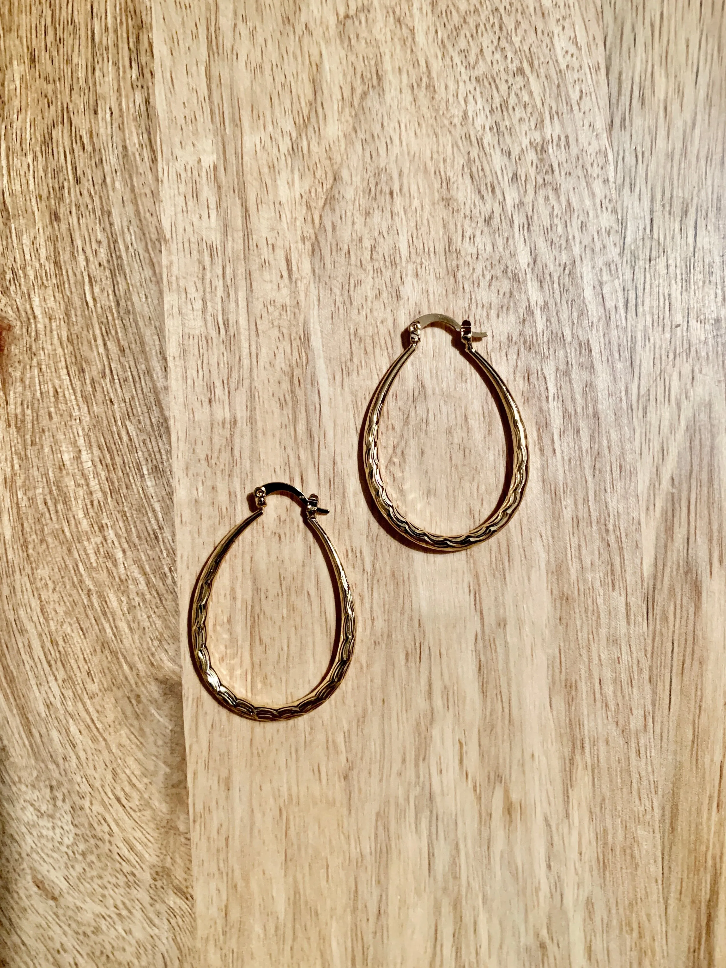 Gold Hoop Earrings