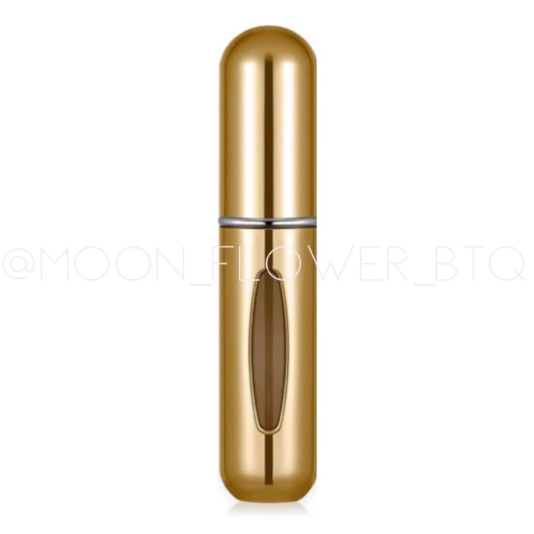 Gold Metallic Refillable Perfume Spray Atomizer