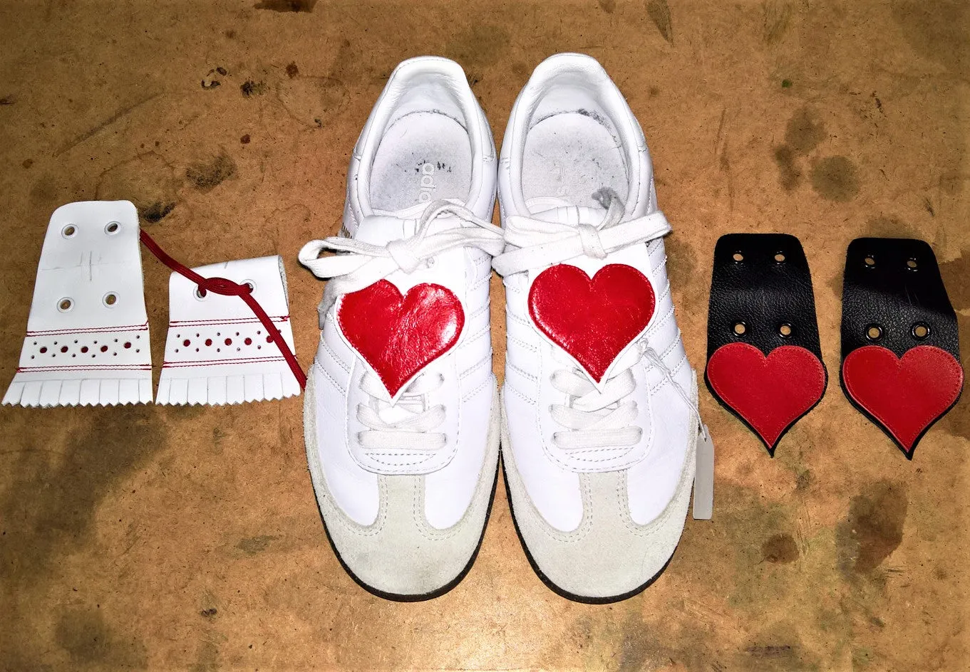 HEART Shoe Tongues - Small