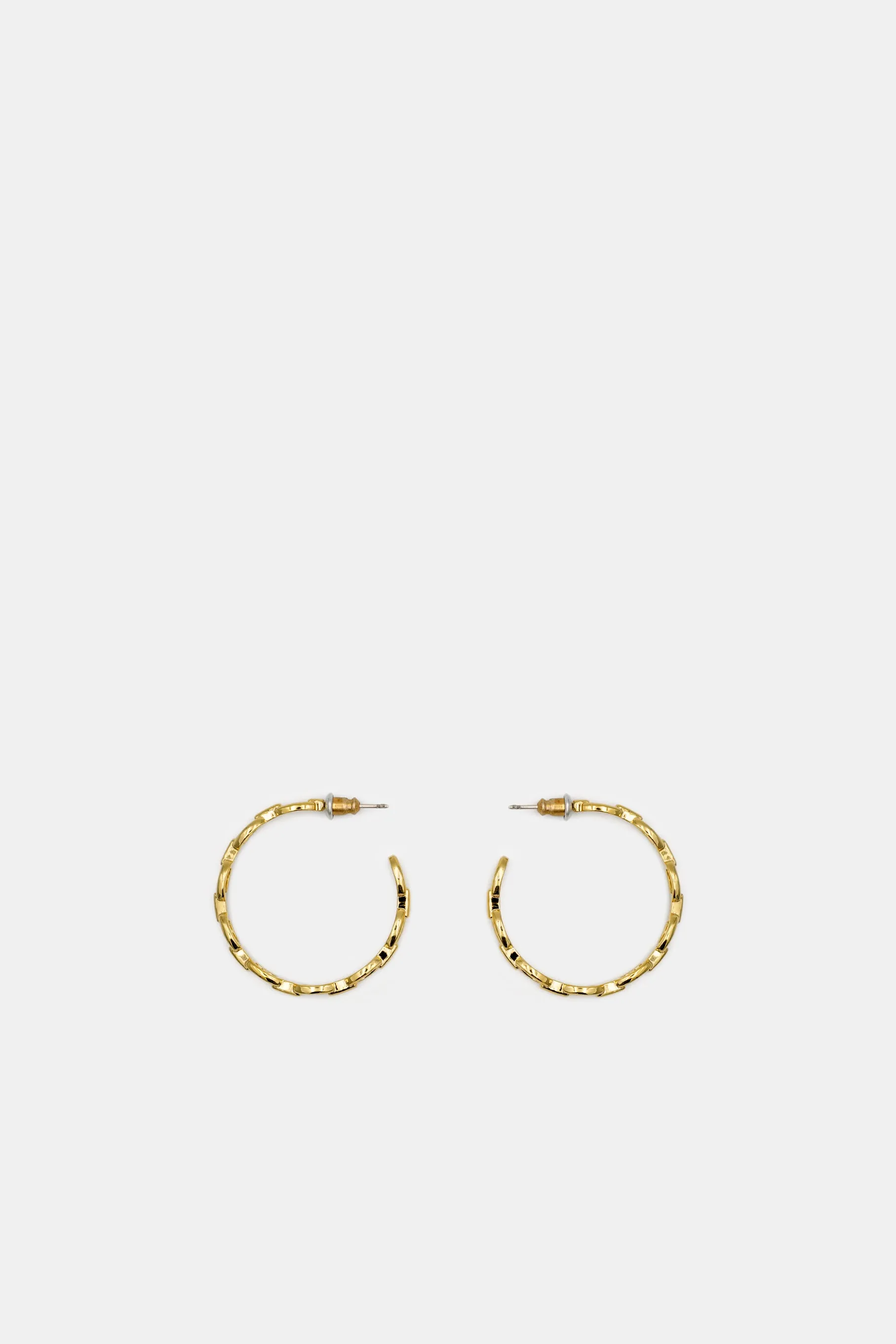 Hoop earrings, Gold