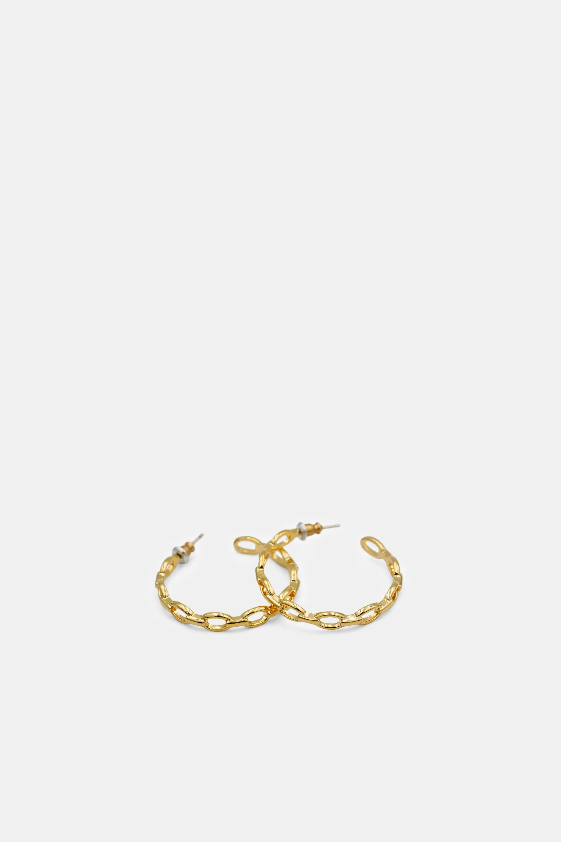 Hoop earrings, Gold