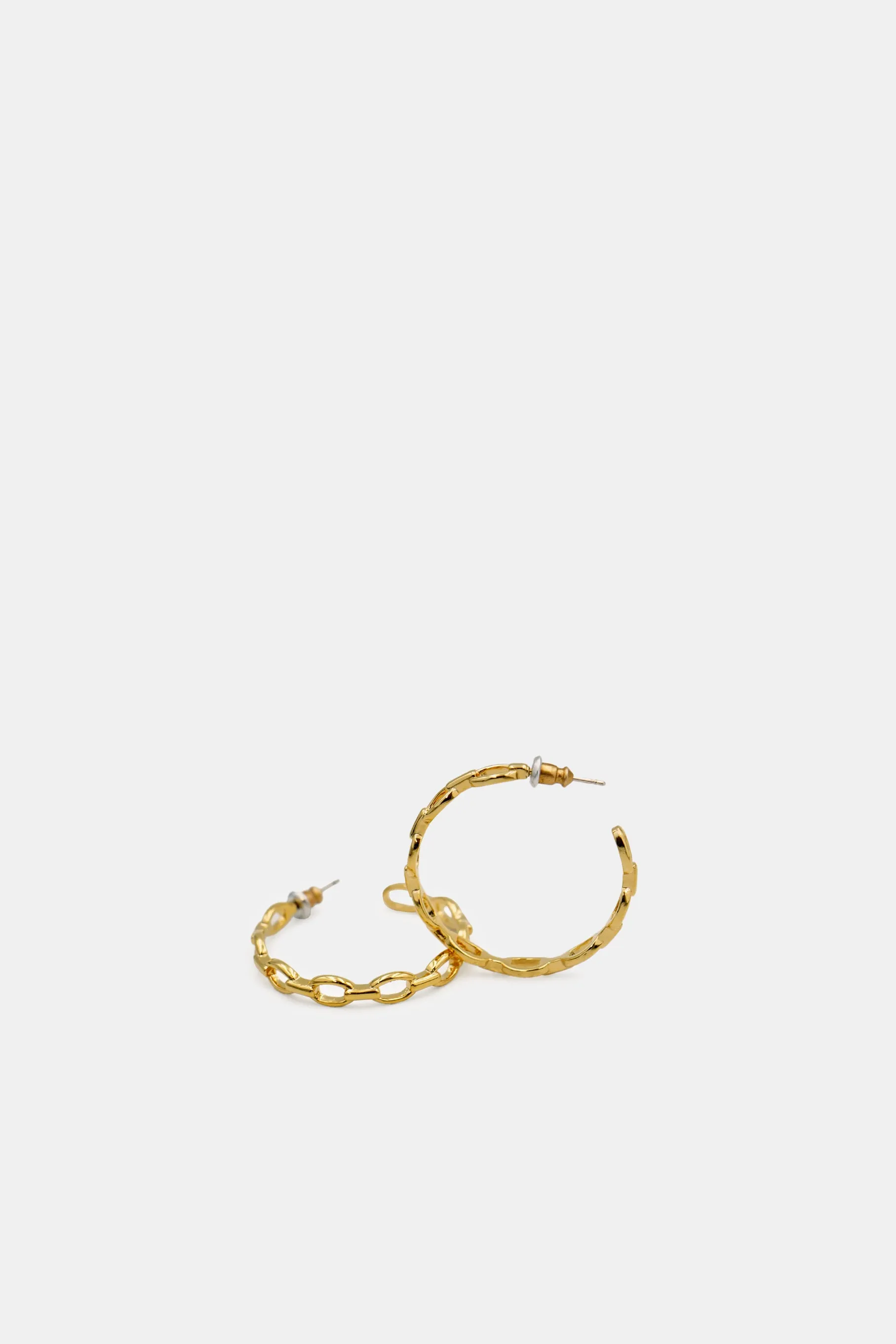 Hoop earrings, Gold