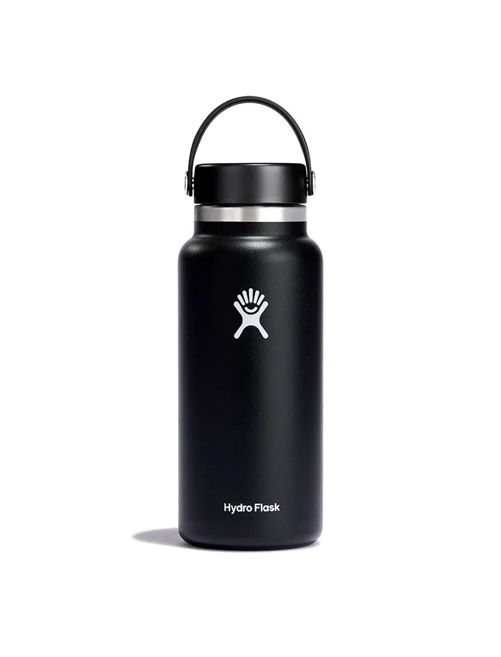 Hydro Flask 32oz Wide Mouth 2.0 Flex Cap Black