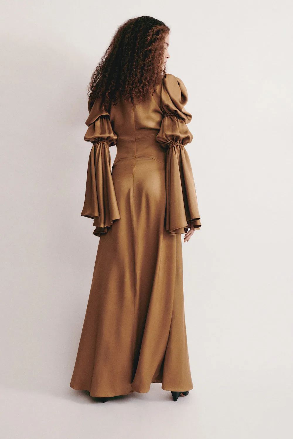 Iris Gold Dress