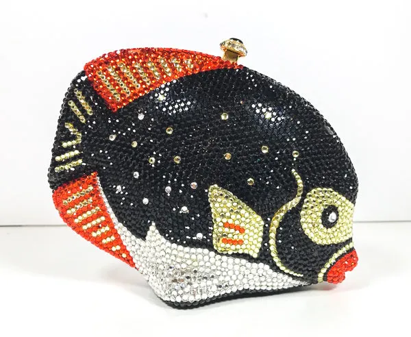 KATHRINE BAUMANN Beaded Limited Edition Fish Clutch