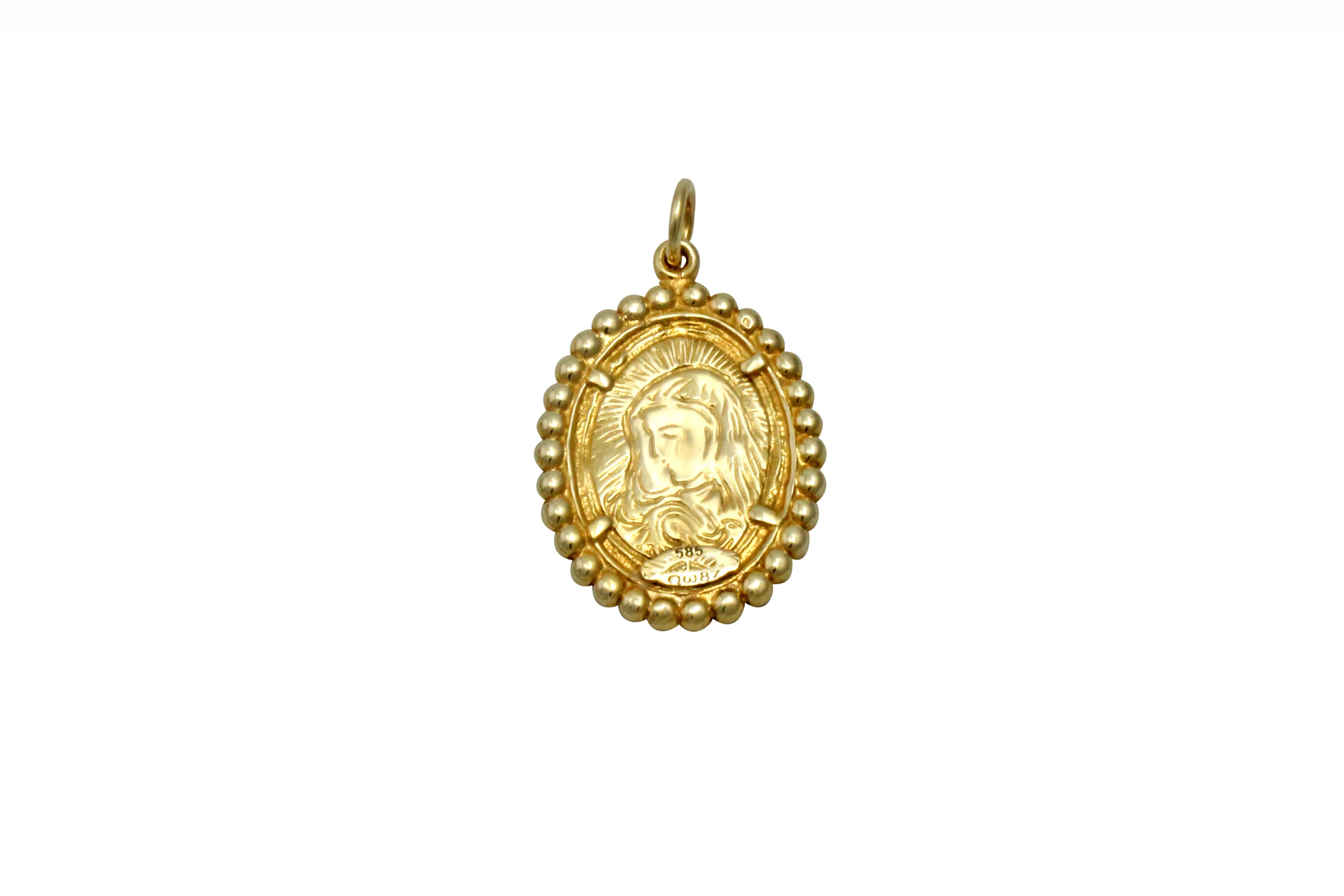 Kiss Of Gold - Madonna Oval Gold Konstantinato