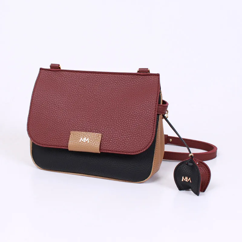 lisa 2 burgundy cross shoulder bag