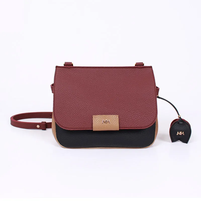 lisa 2 burgundy cross shoulder bag