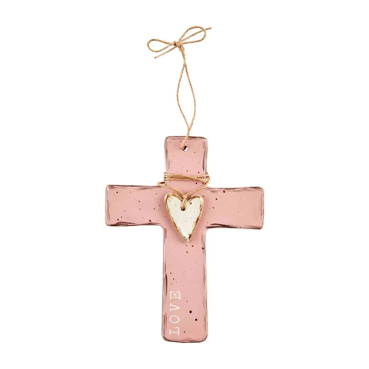 Love  Stoneware Cross