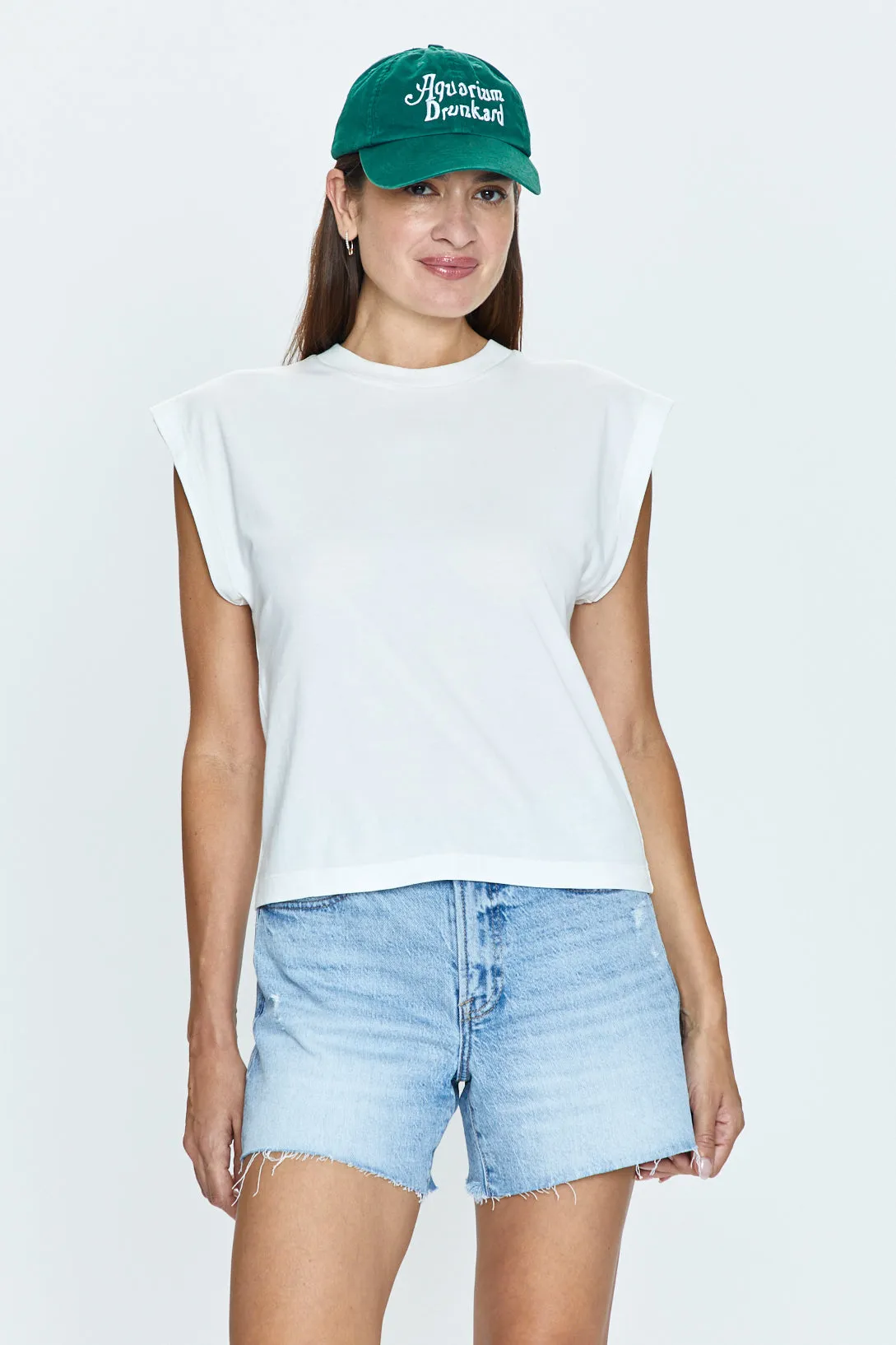 Marina Wide Shoulder Muscle Tee