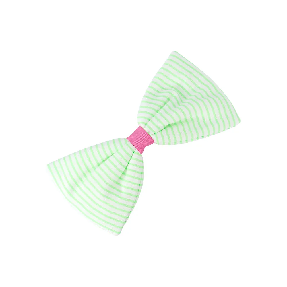 NEON STRIPE SINGLE BOW