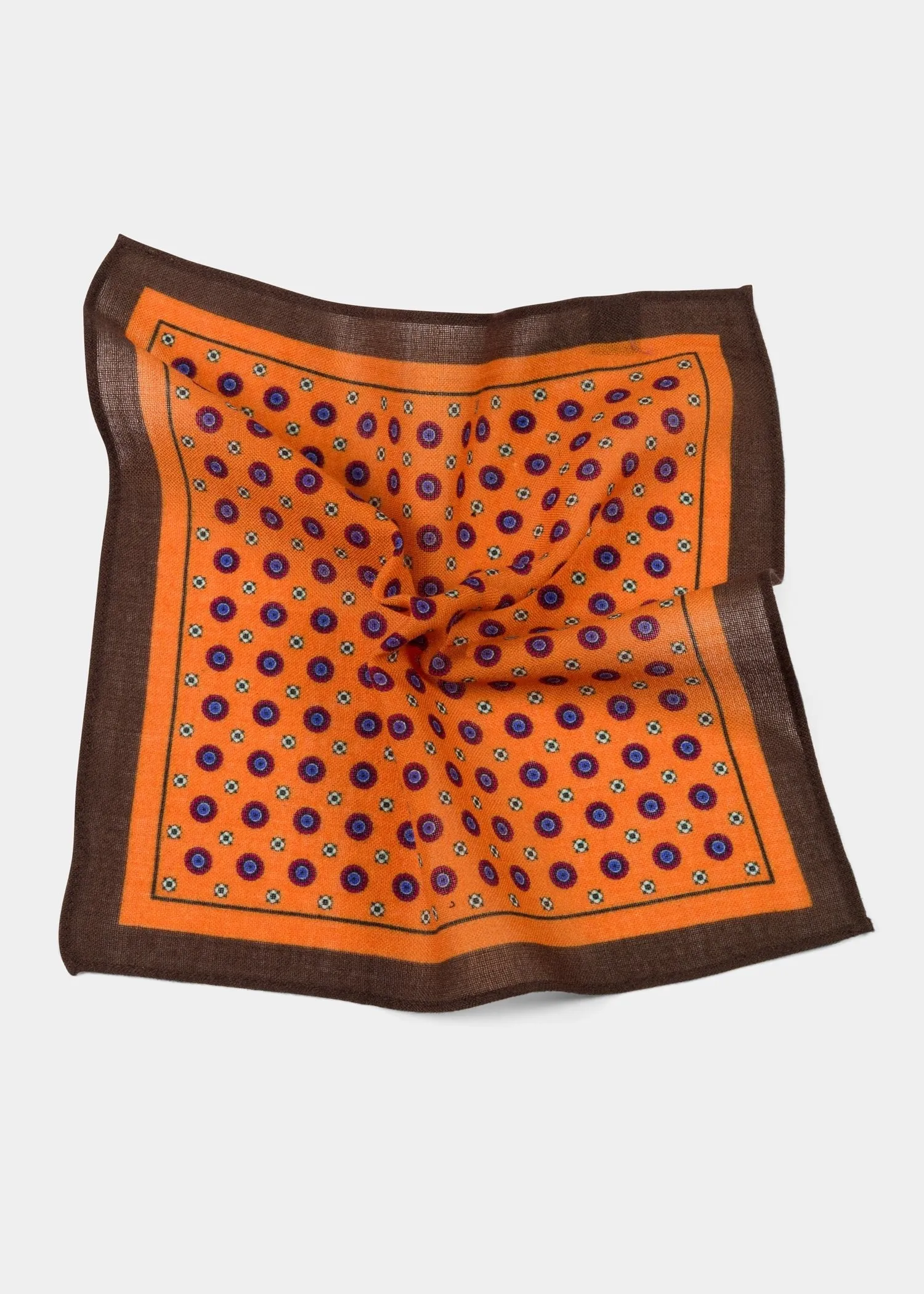 Orange Pocket Square