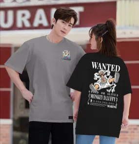 "WANTED" Drop-Shoulder Oversized Tee - 2019