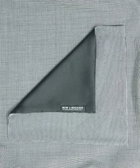 Regal Net Black Pocket Square