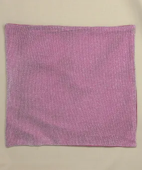 Regal Net Pink Pocket Square