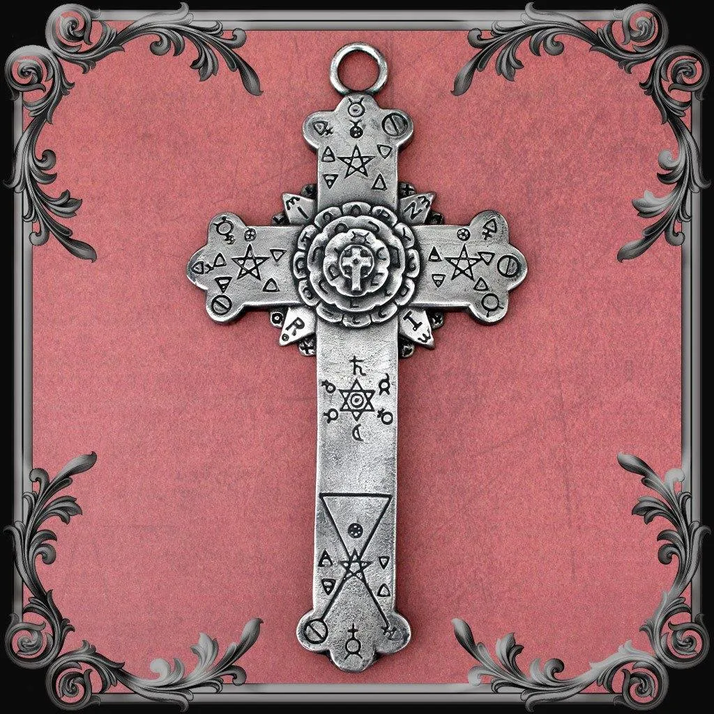 Rose Cross Plaque