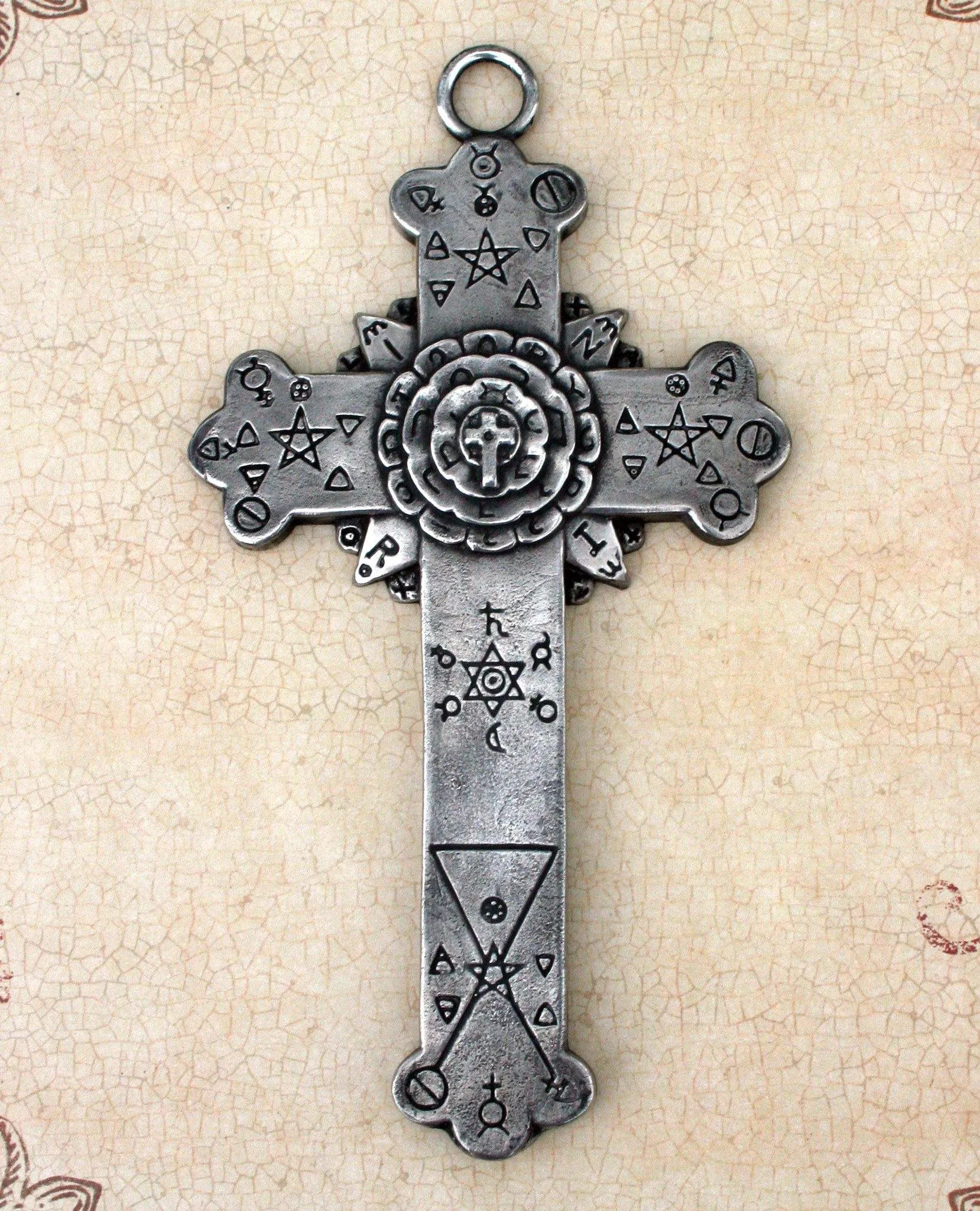 Rose Cross Plaque