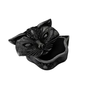 Sacred Cat Trinket Box (Black)