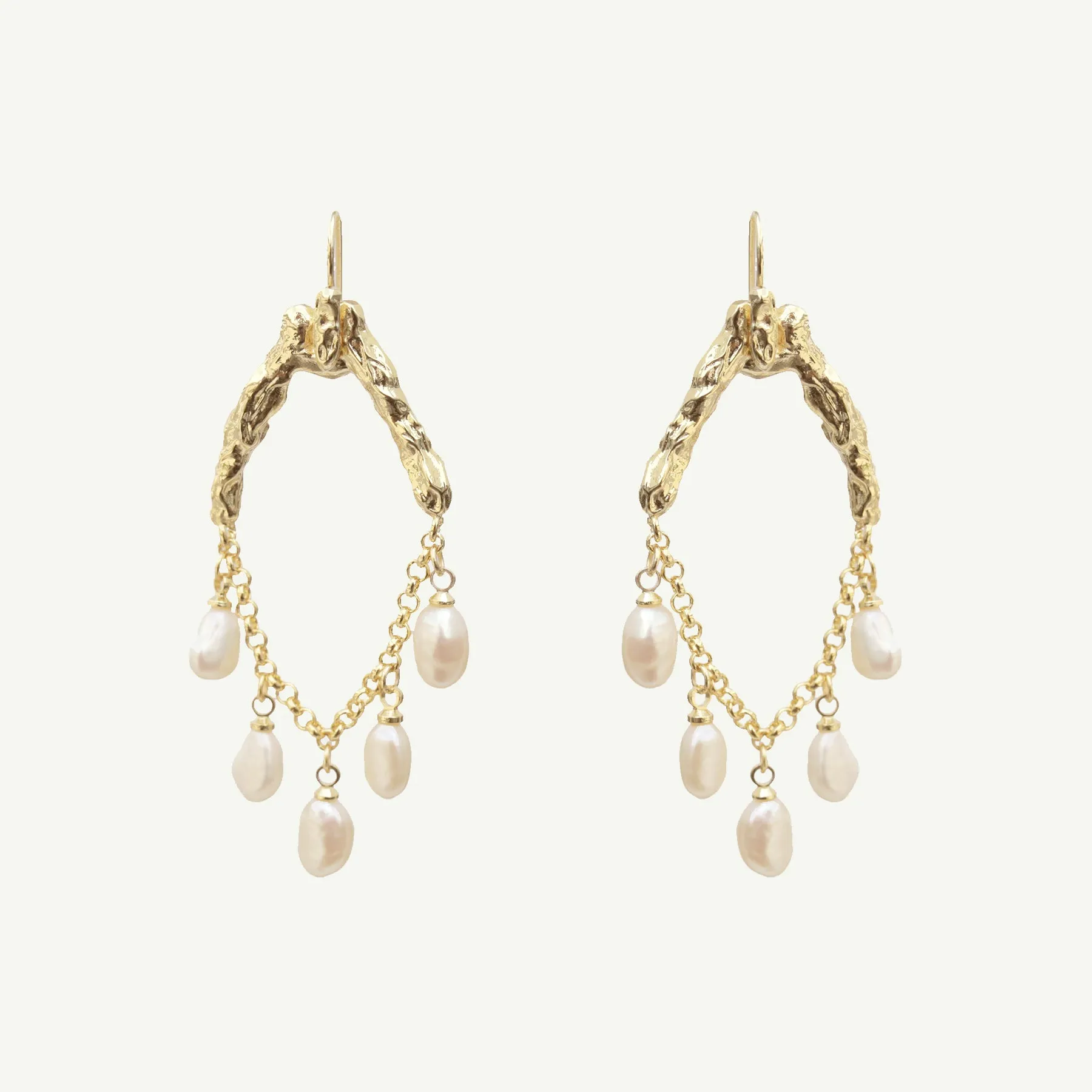 Selene Pearl Earrings Small