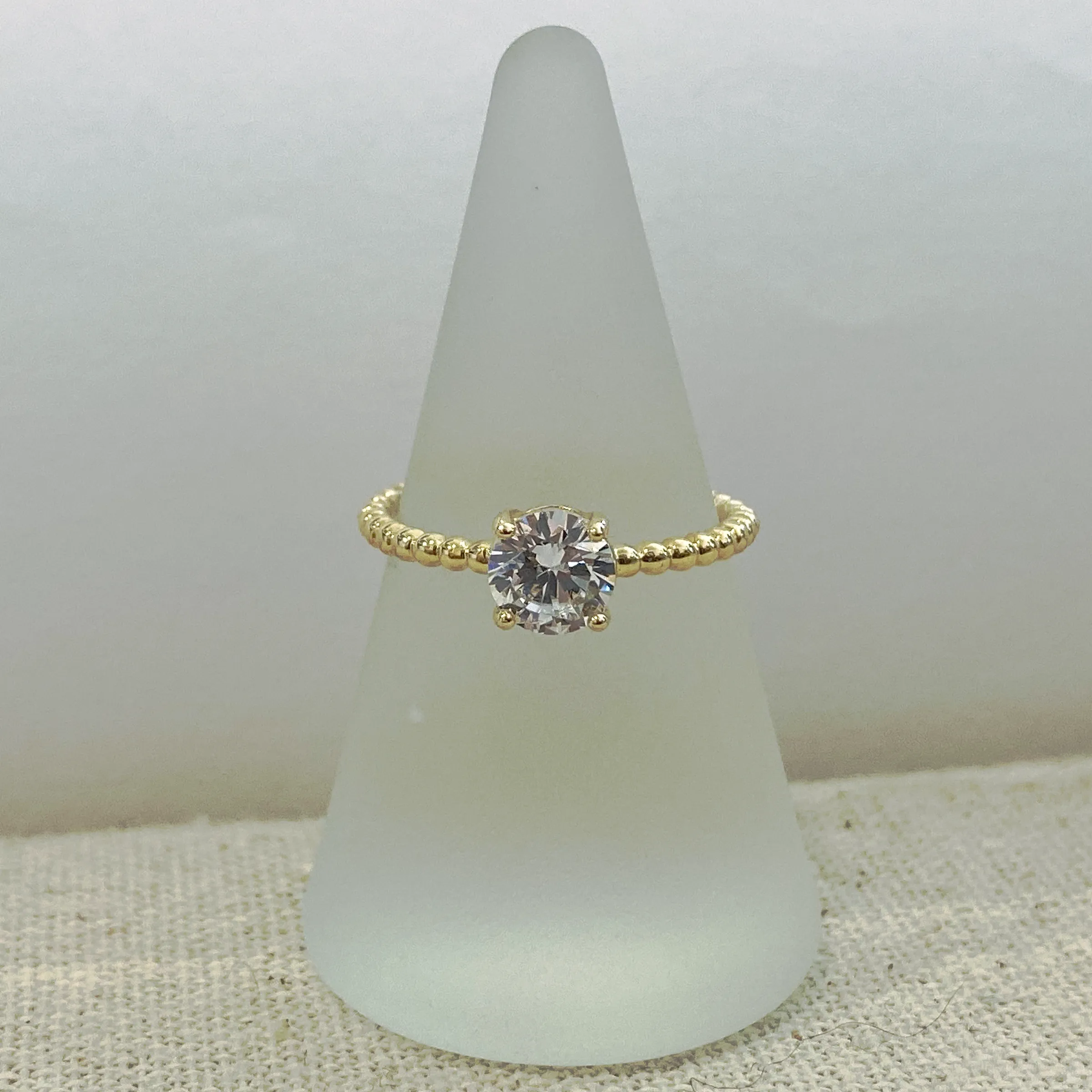 Single Crystal Band Ring