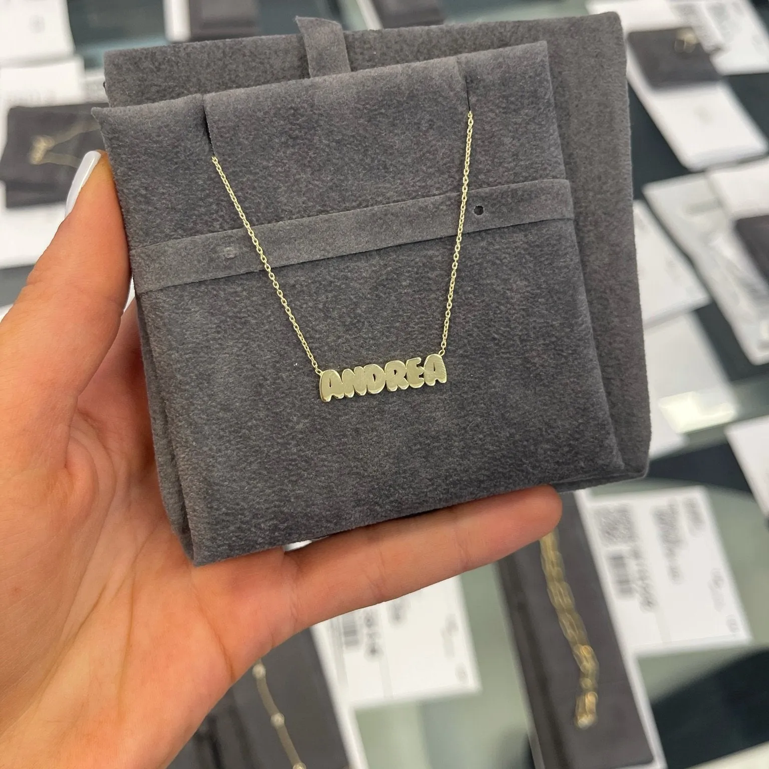 Single Name Necklace