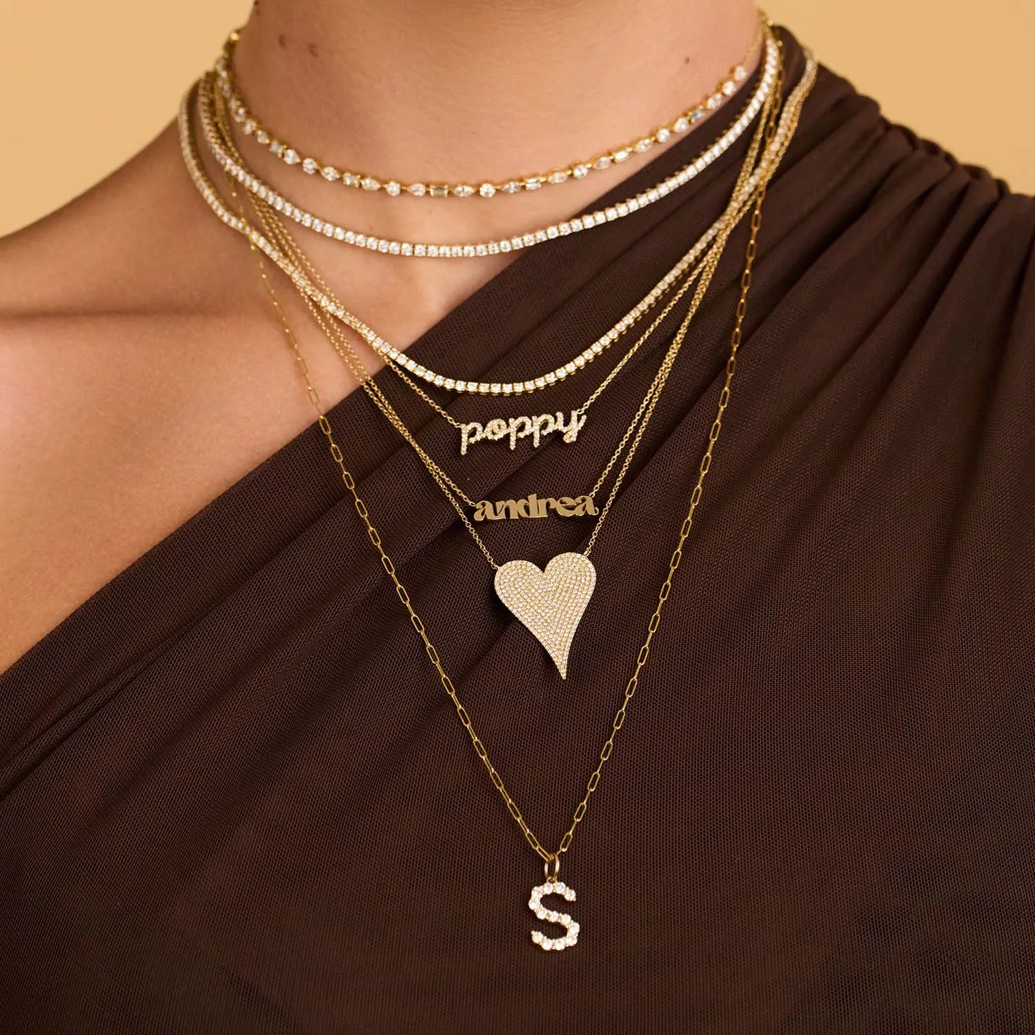 Single Name Necklace