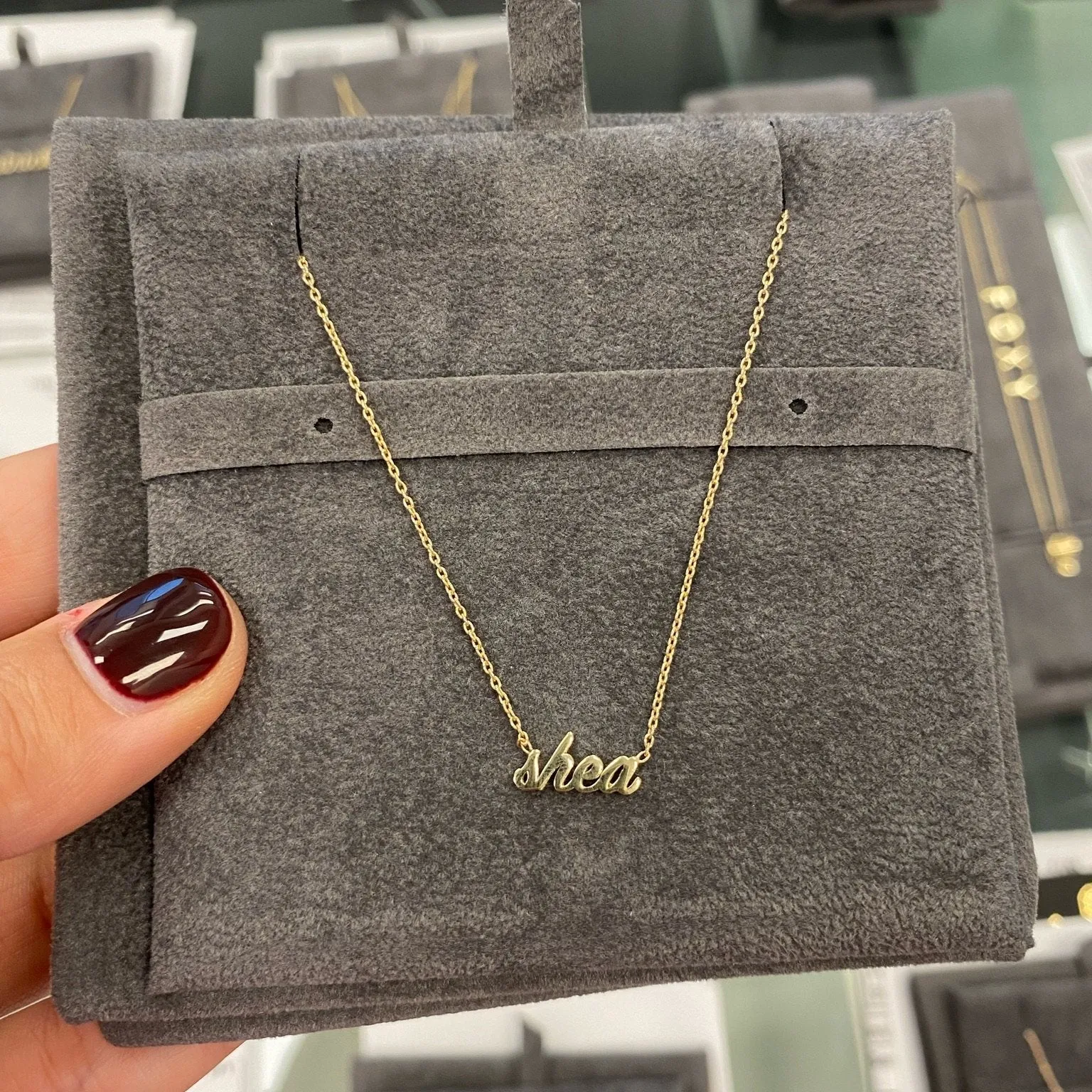 Single Name Necklace