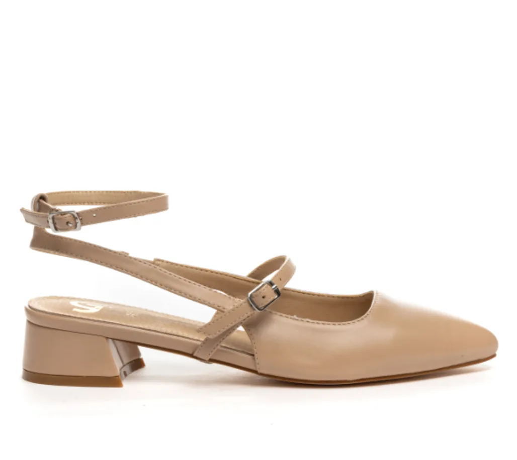 Slingback Gold&Gold