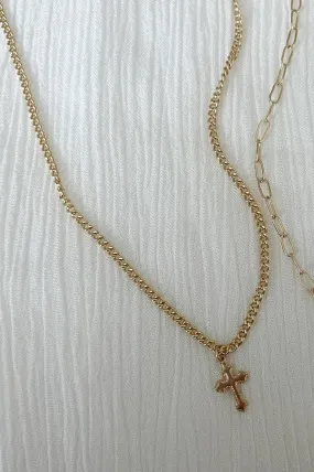 Small Cross Necklace