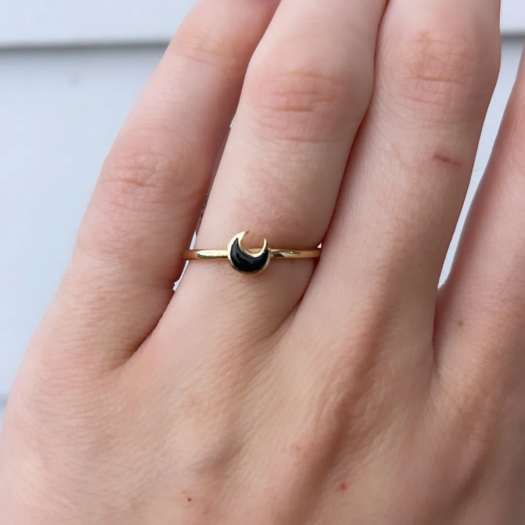 Small Half Moon Ring