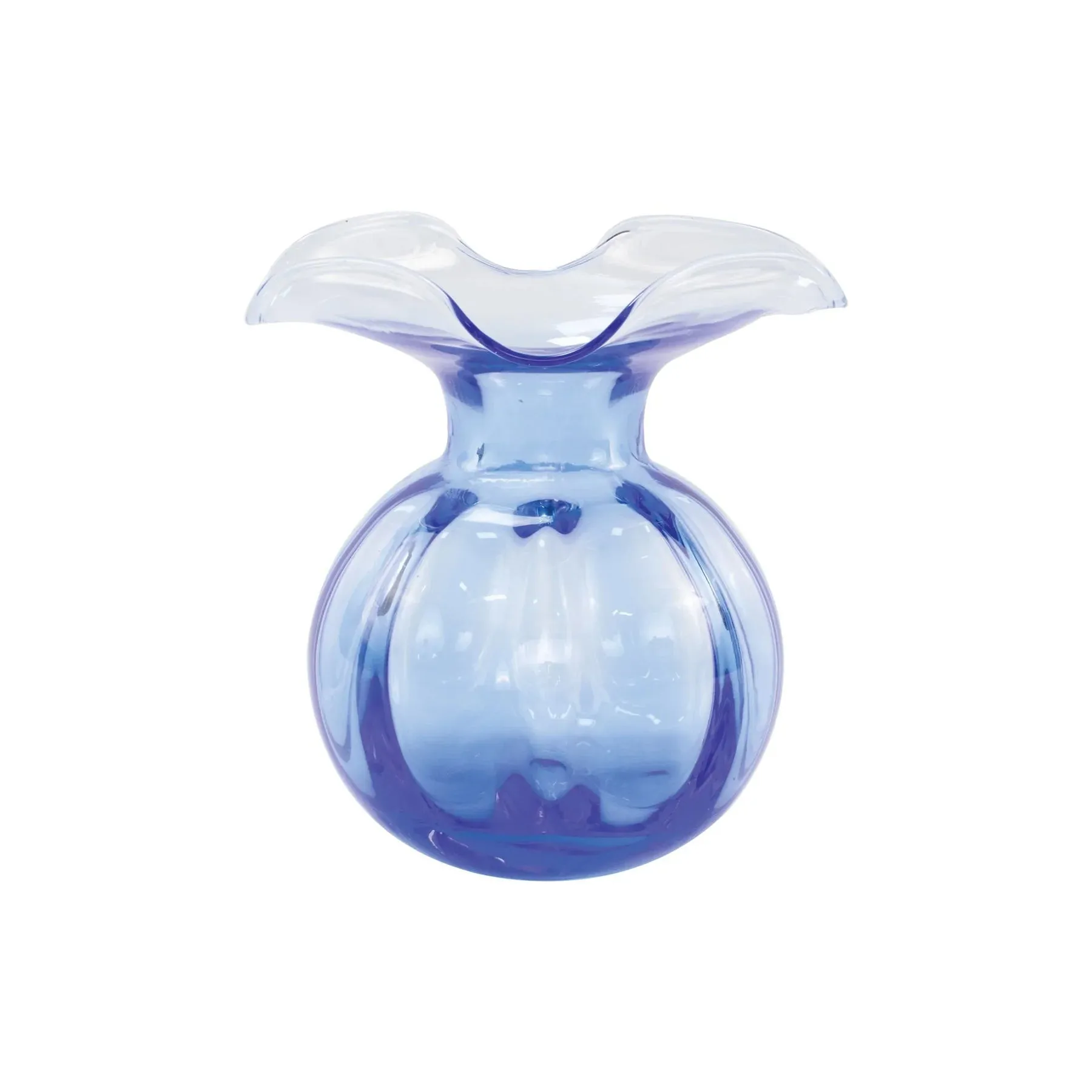 Small Hibiscus Glass Bud Vase