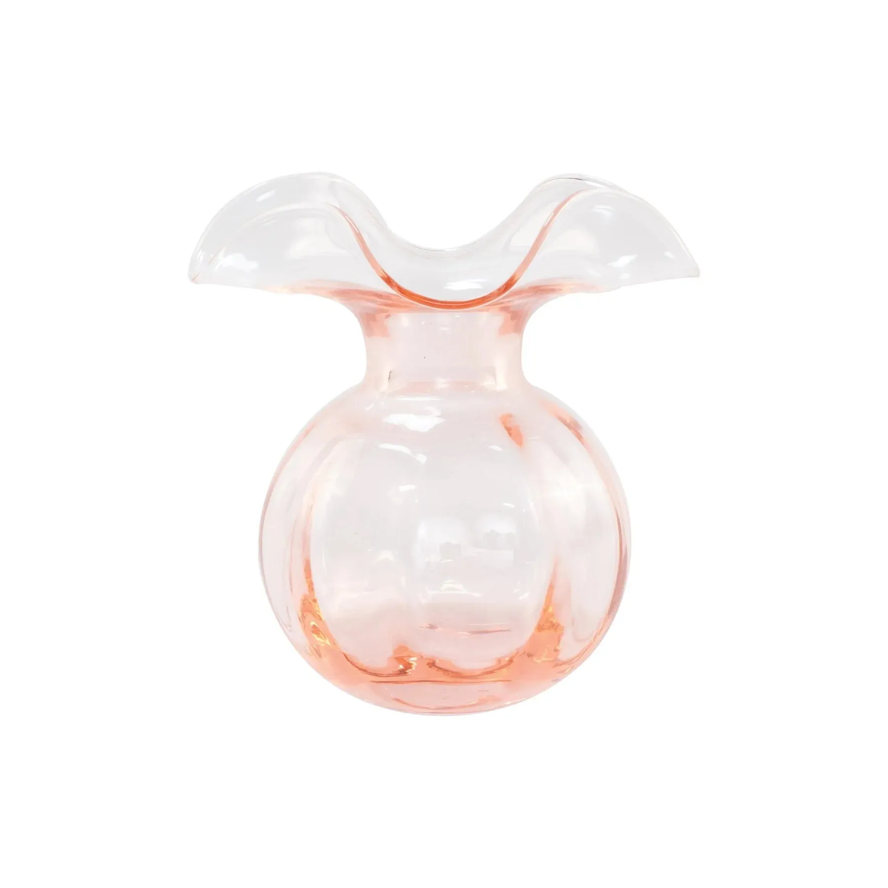 Small Hibiscus Glass Bud Vase