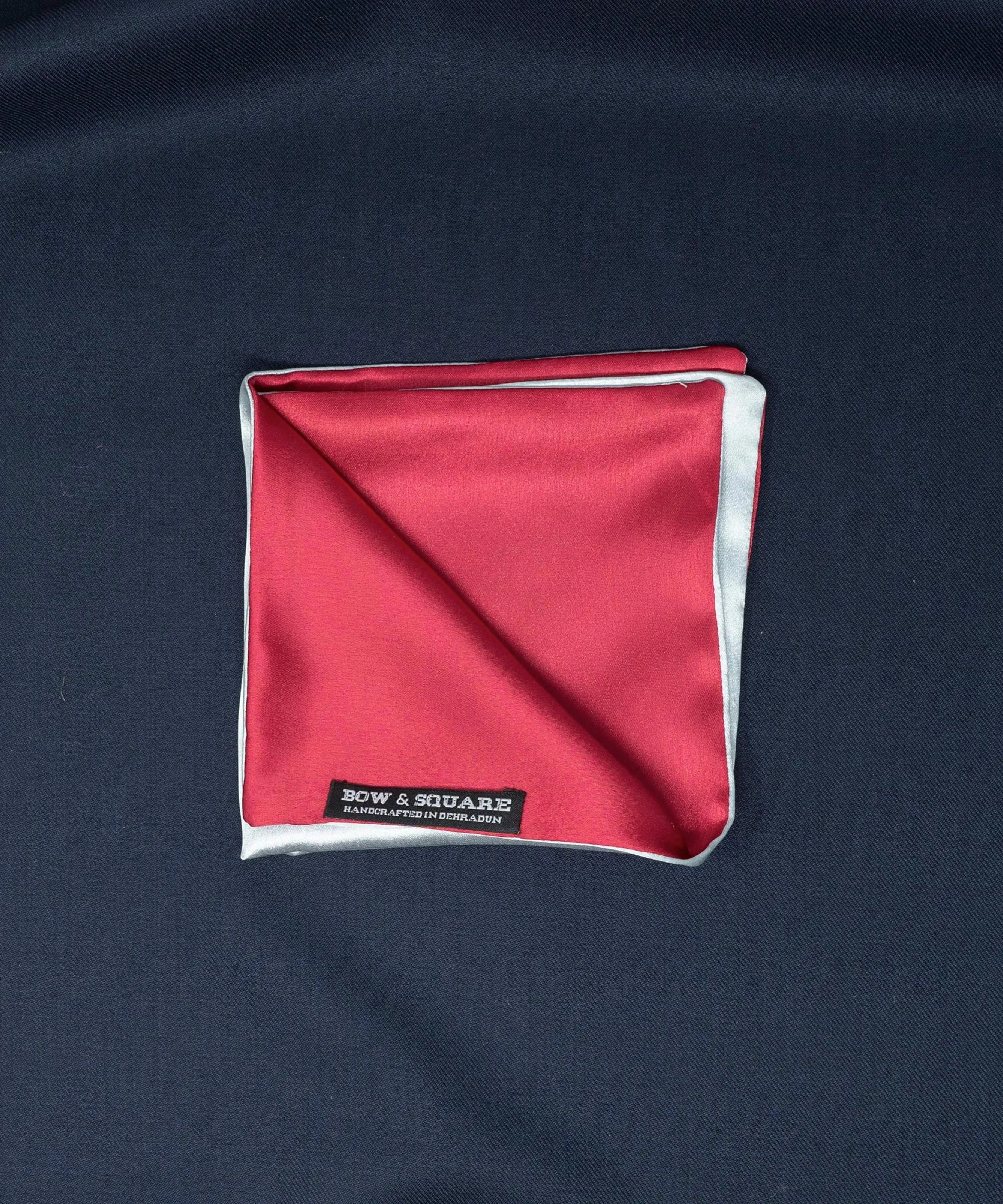 Solid Ice Pocket Square