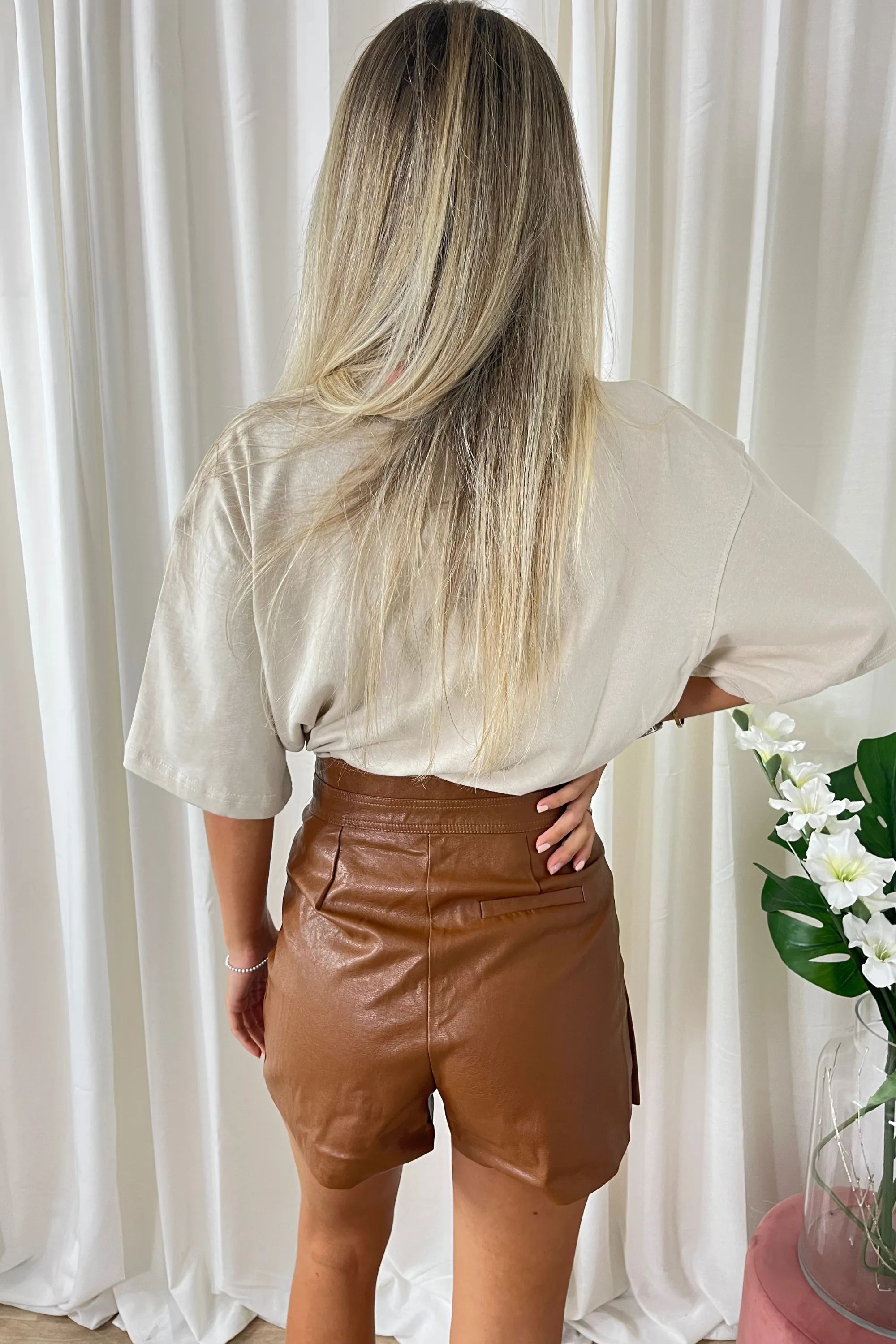 Tan & Gold Skort